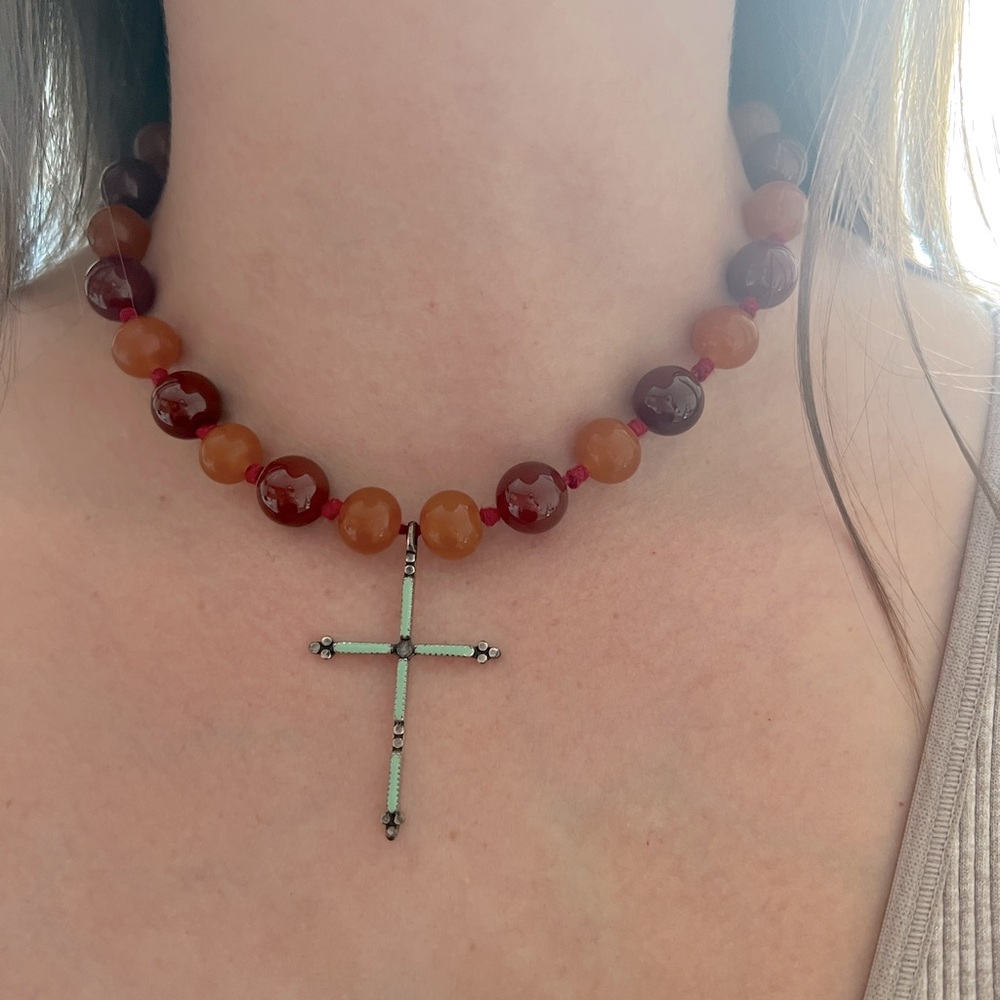 Lucky Brand cross necklace
